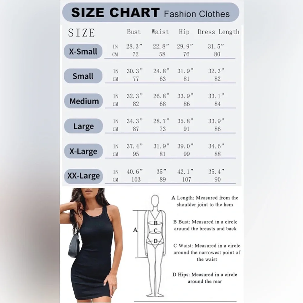 Womens Ribbed Sleeveless Tank Dresses Basic Bodycon Mini Dress - Picture 4 of 10